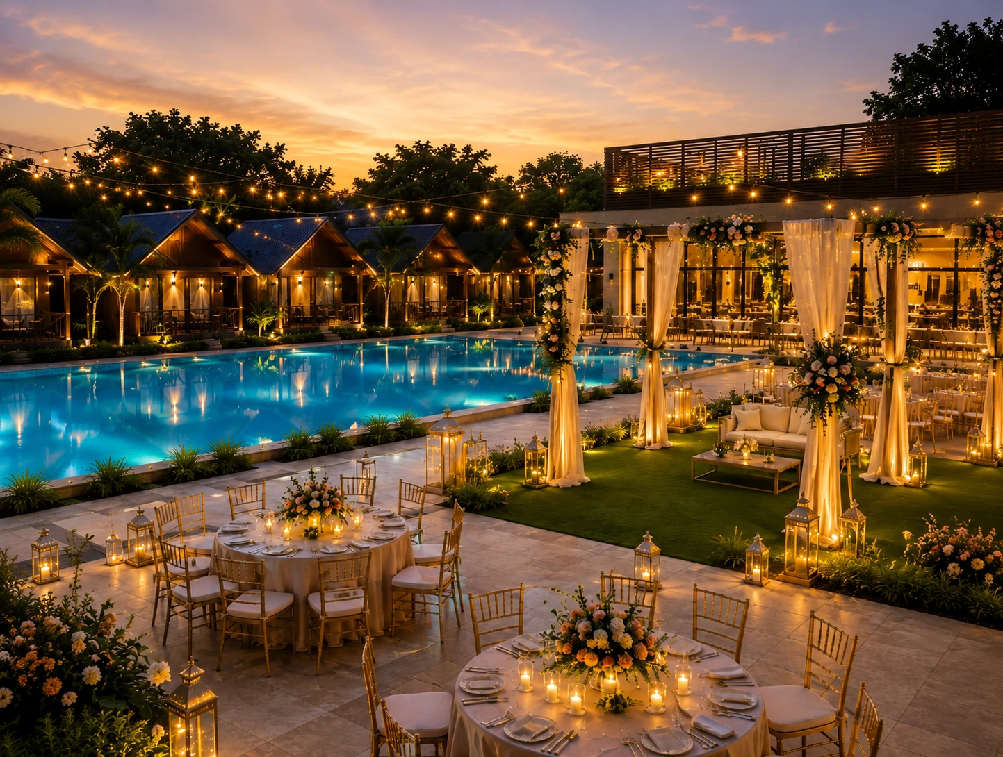Indoor and Outdoor Settings for Family Celebrations