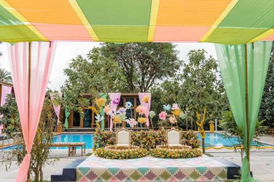 Poolside Event Space in Bangalore for Weddings & Celebrations