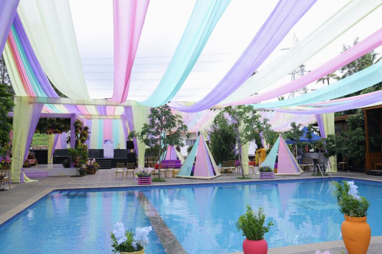 A Distinctive Poolside Event Space in Bangalore